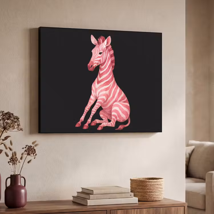 Art Frame - Zebra - Roze - Gestreept — 7