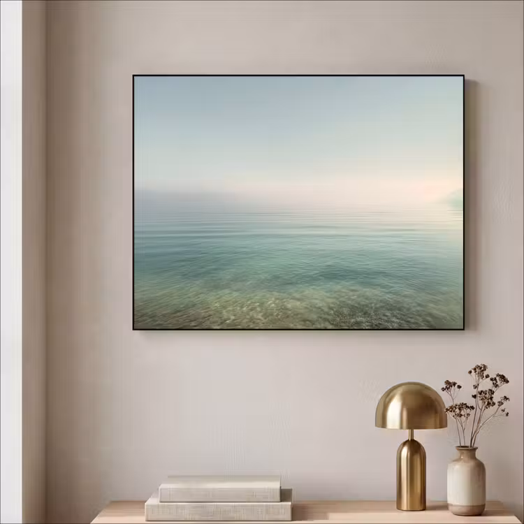 Art Frame - Zee - Horizon - Blauw - Mist — 5