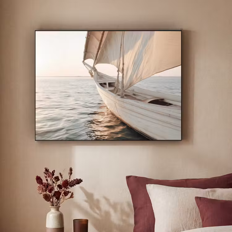 Art Frame - Zeilboot - Zee - Beige - Zon — 3