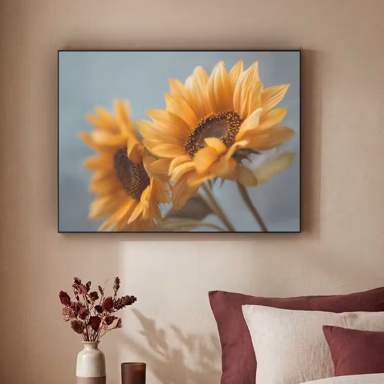 Art Frame - Zonnebloemen - Geel - Wazig — 3