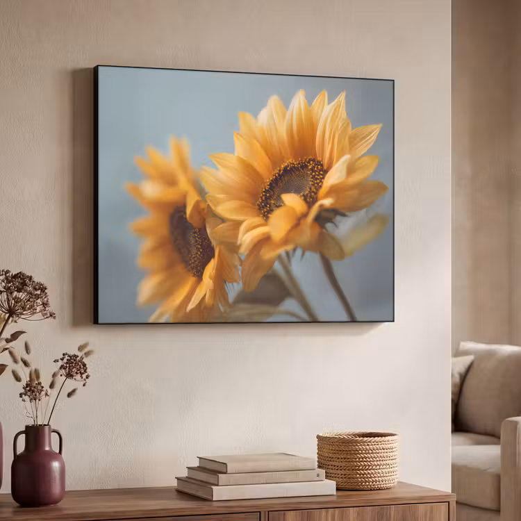 Art Frame - Zonnebloemen - Geel - Wazig — 7