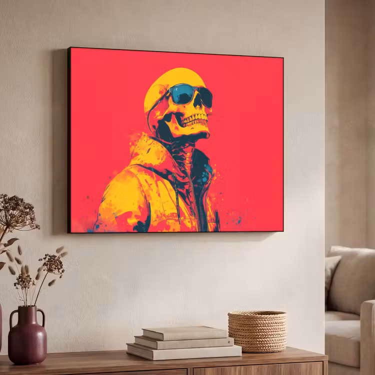 Art Frame - Zonnebril - Schedel - Jas - Rood — 7