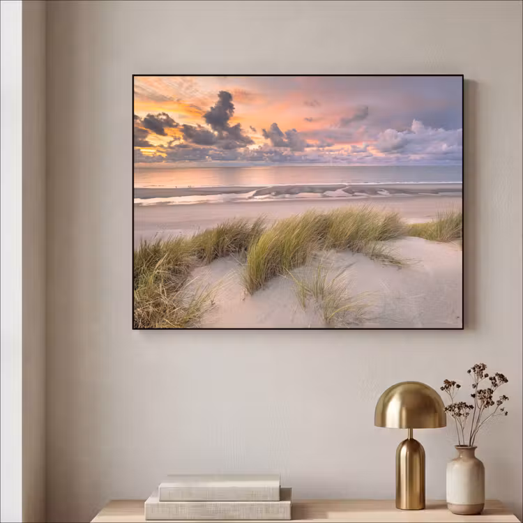 Art Frame - Zonsondergang - Duin - Strand - Planten - Zee — 5