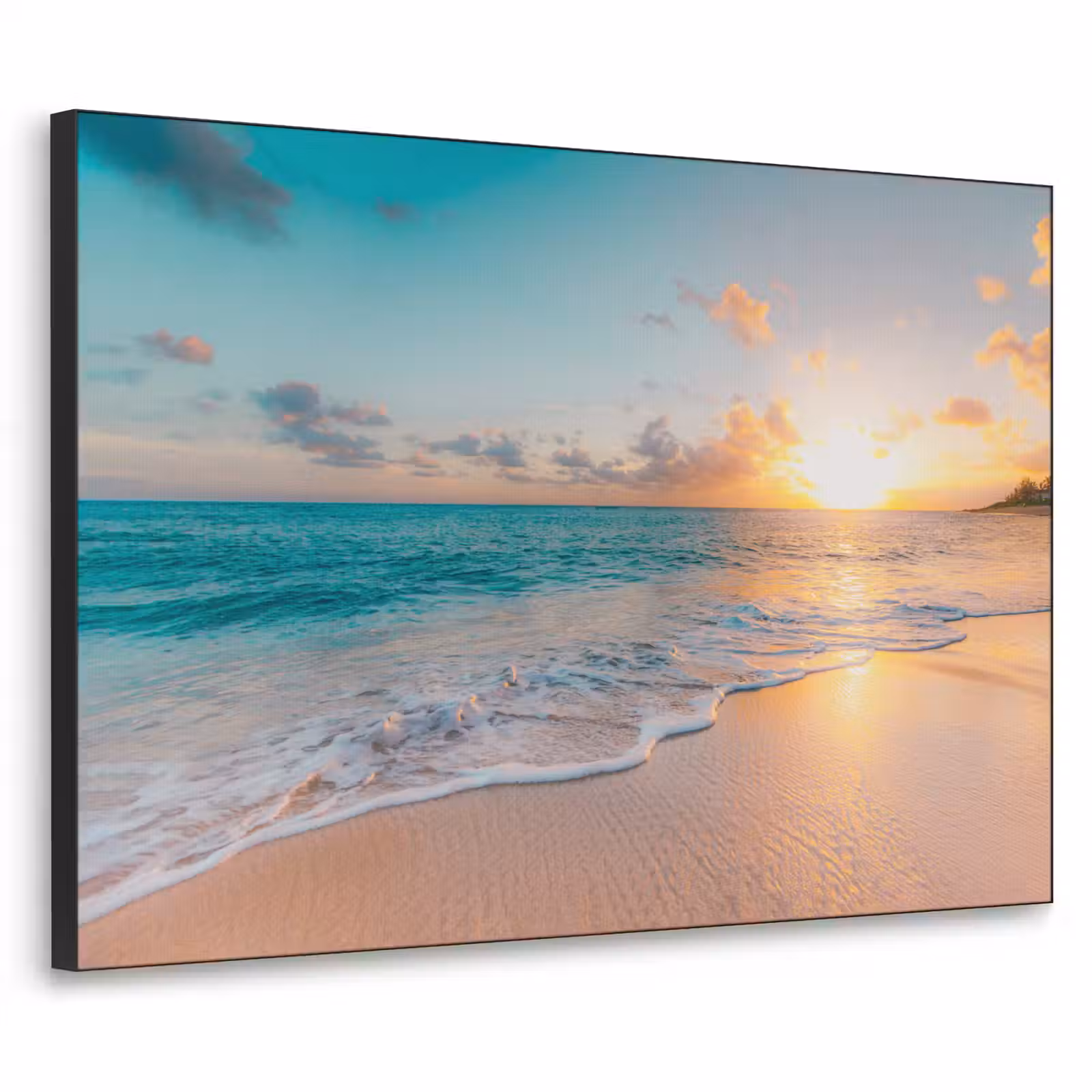 Art Frame - Zonsondergang - Strand - Zee - Zomer - Blauw — 1