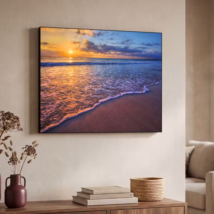 Art Frame - Zee - Strand - Zonsondergang - Wolken - Horizon — 7