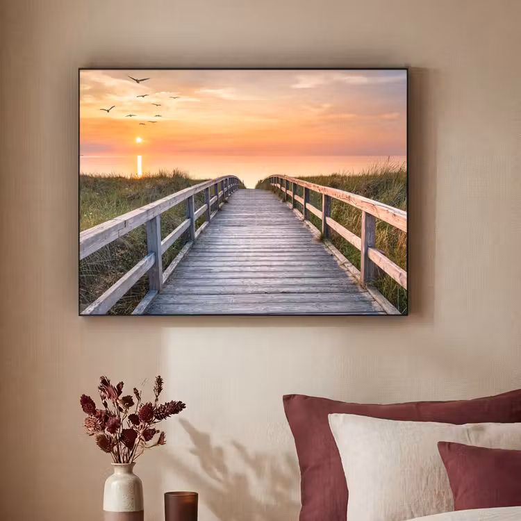 Art Frame - Zonsonderang - Zee - Pad - Gras - Duin - Vogels — 3