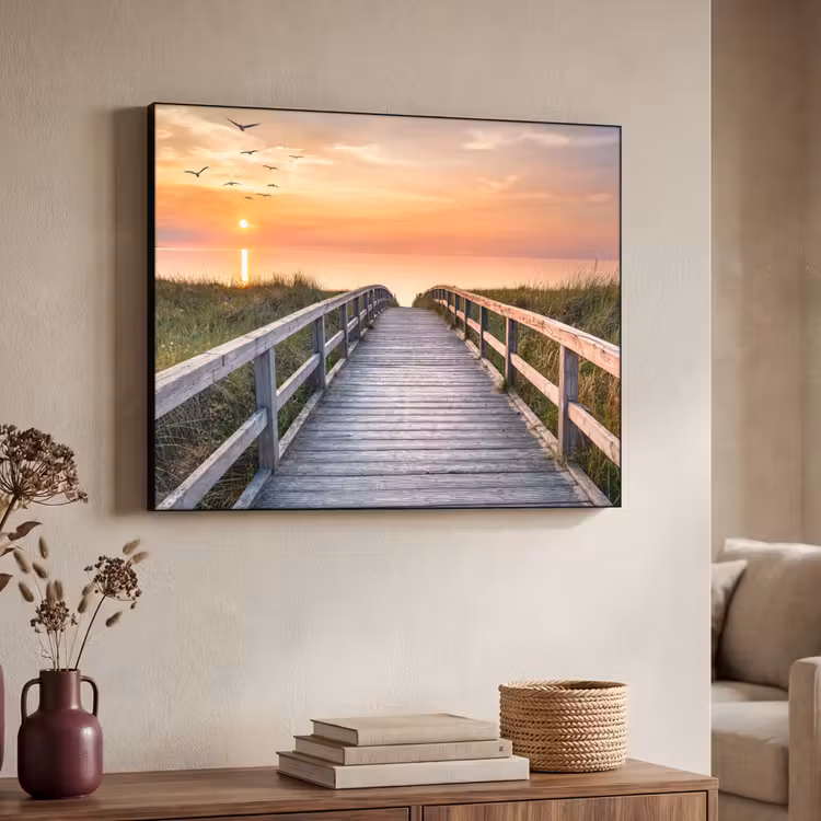 Art Frame - Zonsonderang - Zee - Pad - Gras - Duin - Vogels — 7