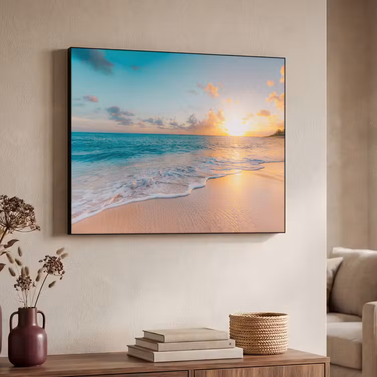 Art Frame - Zonsondergang - Strand - Zee - Zomer - Blauw — 7