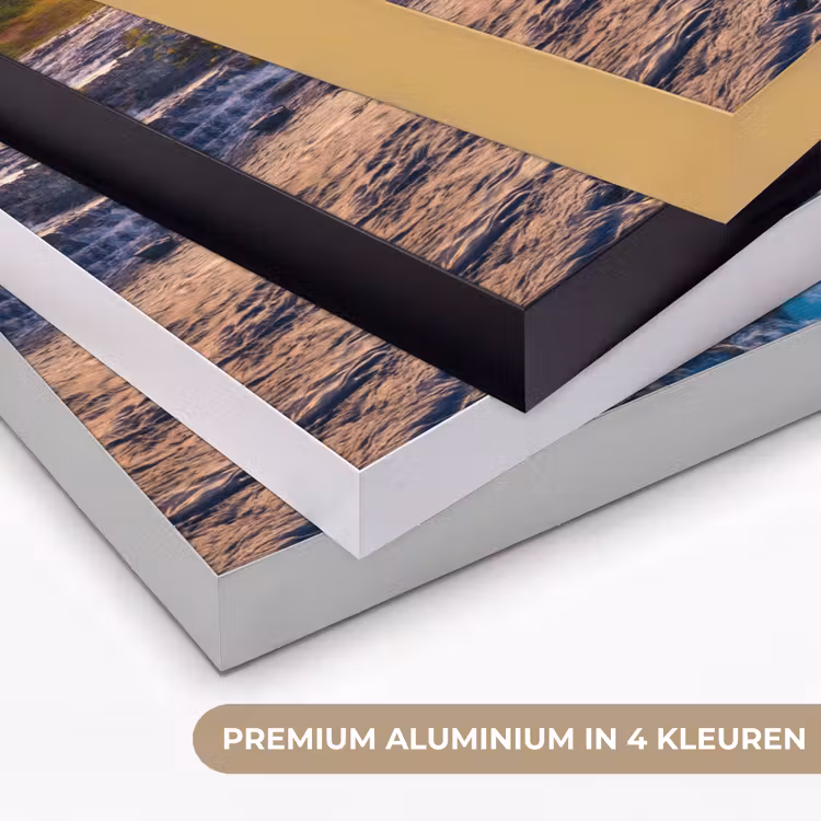 Art Frame - Waterval - Planten - Mos - Landschap - Zonsondergang - Rots — 2