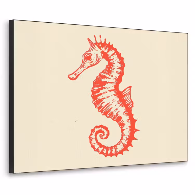 Art Frame - Zeepaardje - Rood - Fijne details — 1