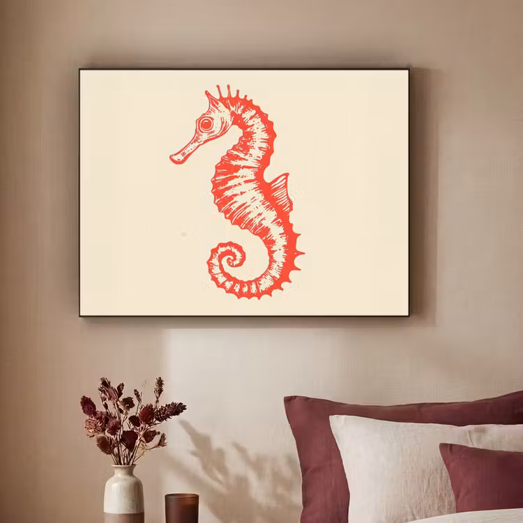 Art Frame - Zeepaardje - Rood - Fijne details — 3
