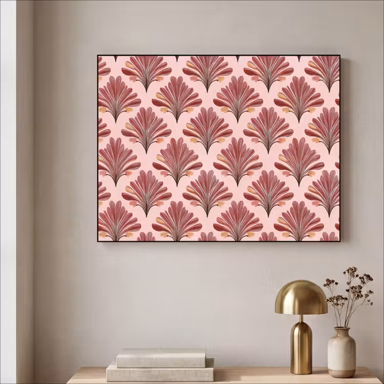 Art Frame - Waaier - Roze - Rood — 5