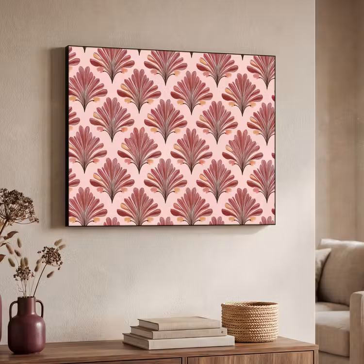 Art Frame - Waaier - Roze - Rood — 7