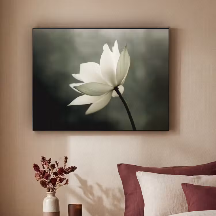 Art Frame - Wit - Lotus - Donker - Bloem — 3