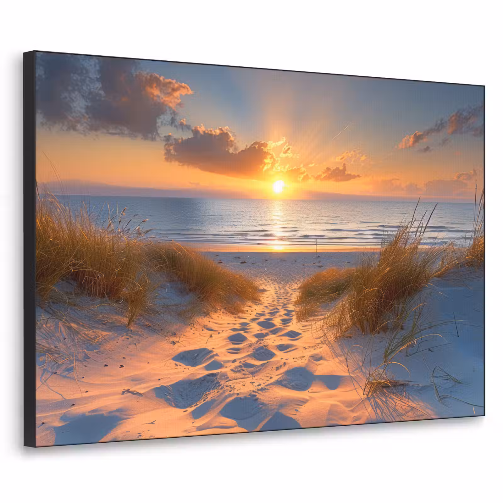 Art Frame - Zonsondergang - Duinen - Strand - Zee — 1