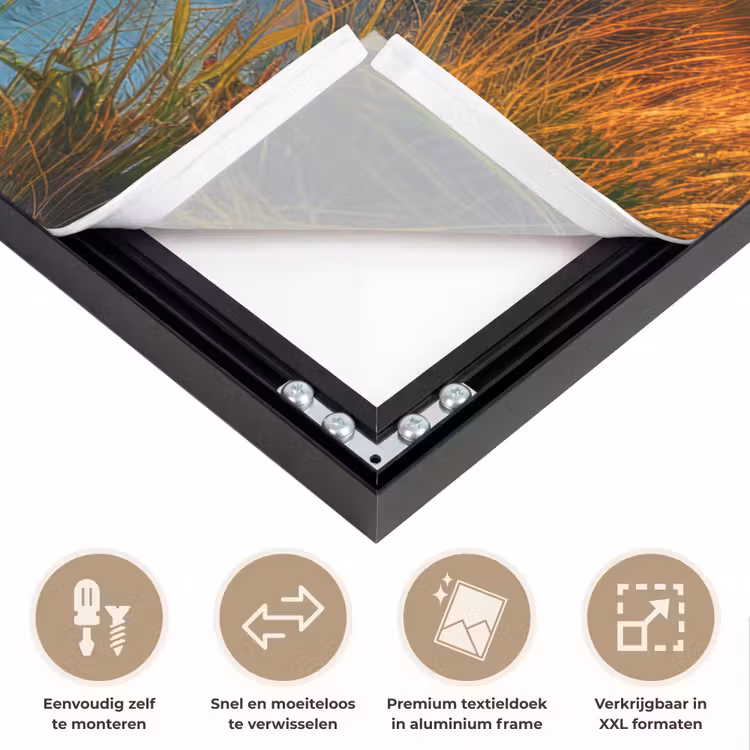 Art Frame - Vuurtoren - Zonsondergang - Duinen - Horizon — 4