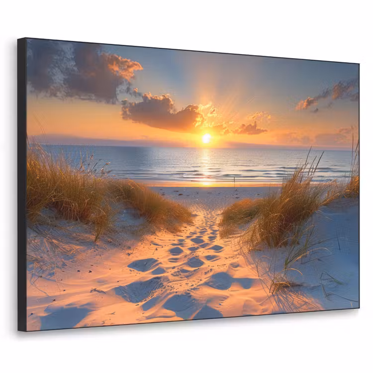 Art Frame - Zonsondergang - Duinen - Strand - Zee — 1