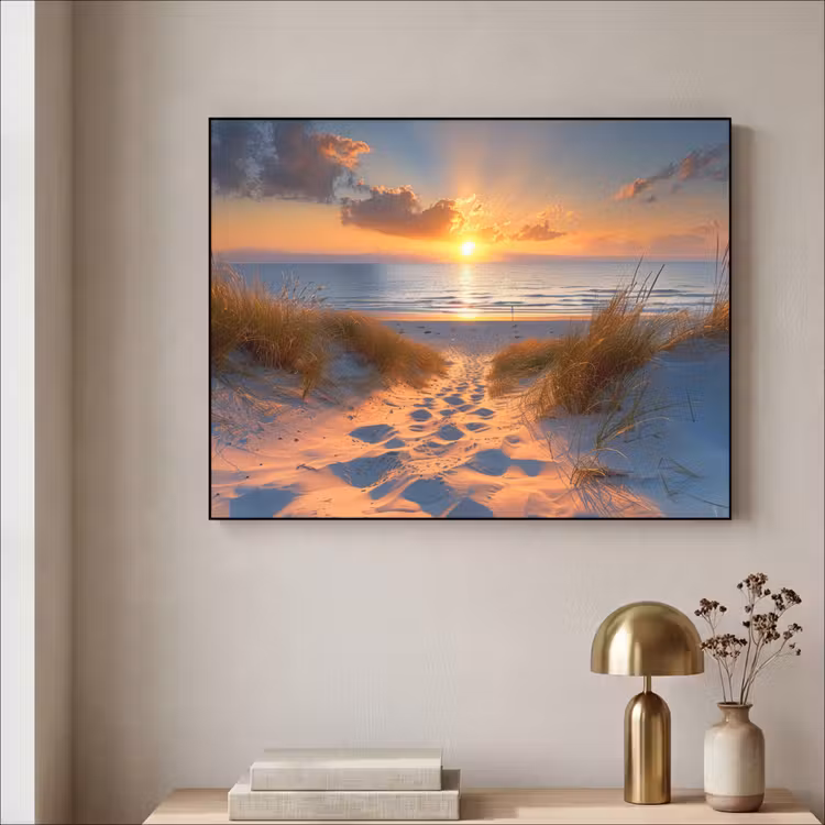 Art Frame - Zonsondergang - Duinen - Strand - Zee — 5