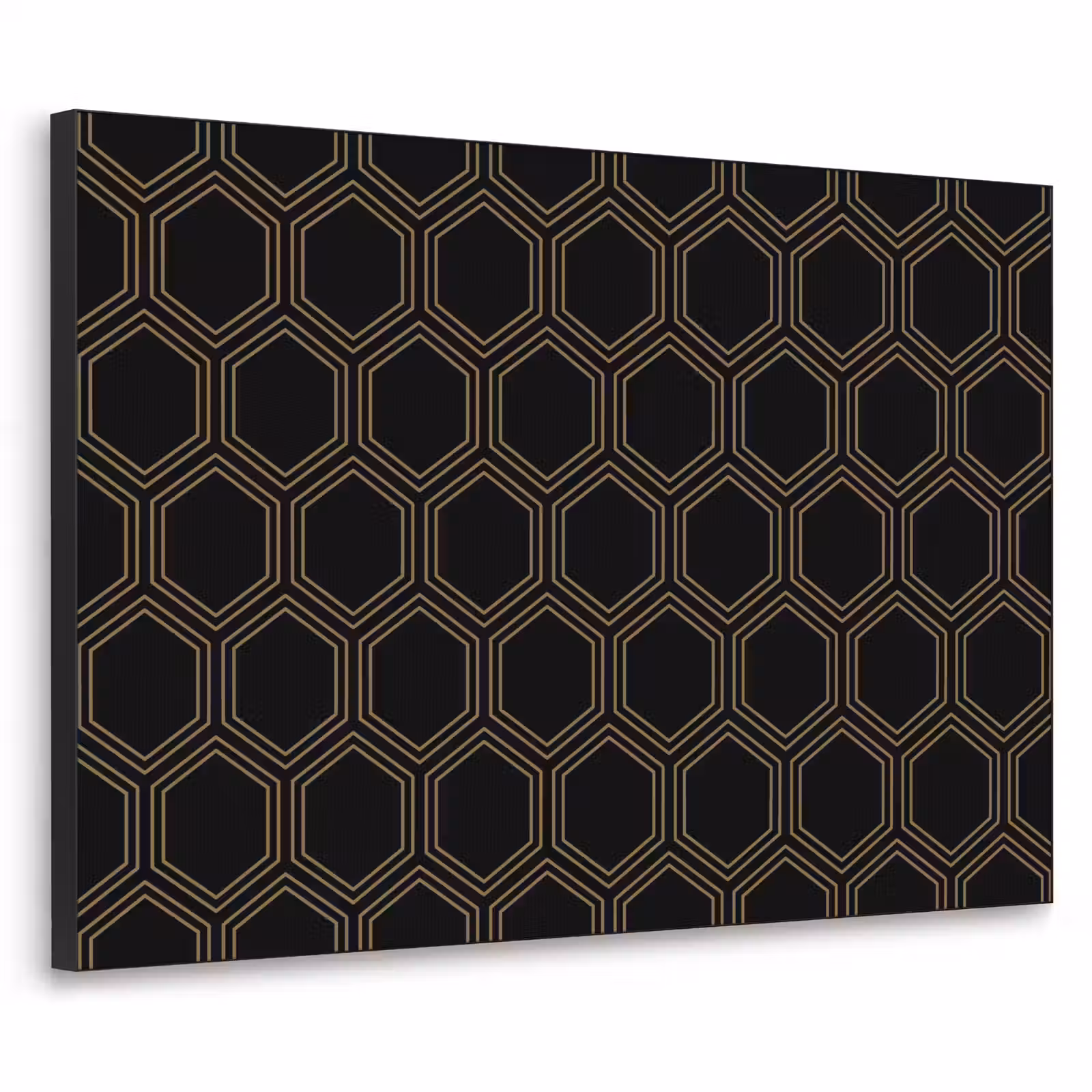 Art Frame - Zwart - Goud - Zeshoek — 1