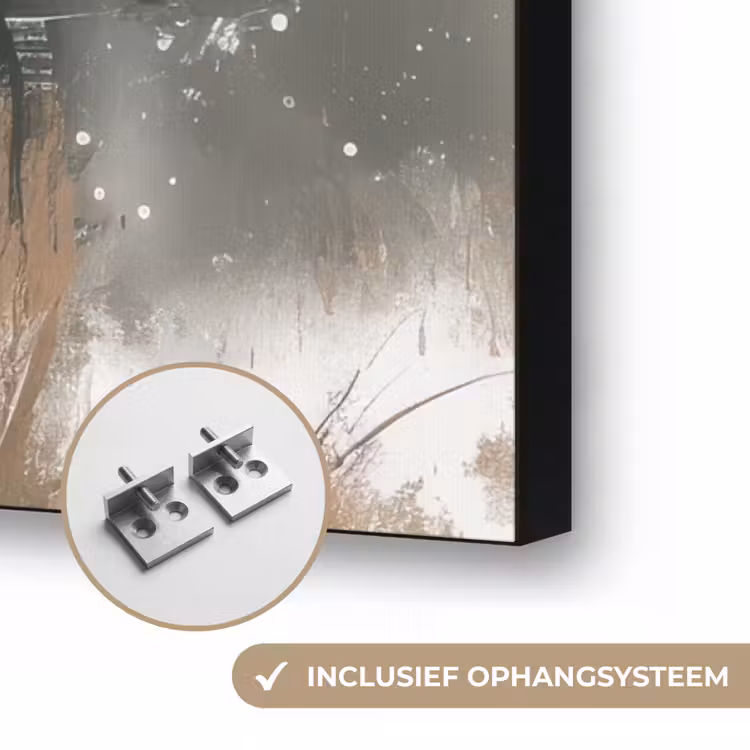 Art Frame - Winter - Bos - Rendier - Donker — 6