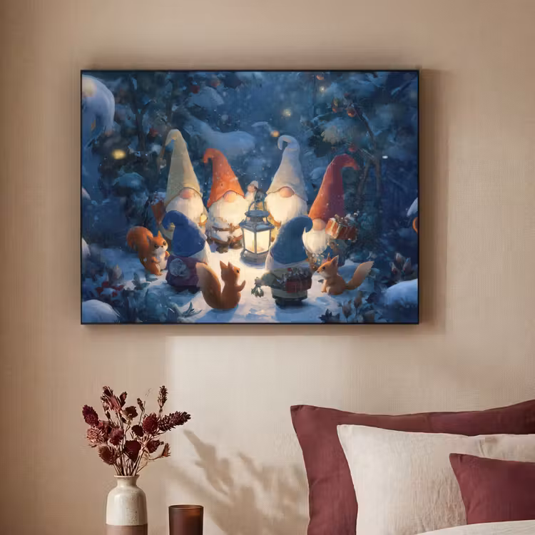 Art Frame - Winter - Gnooms - Eekhoorns - Meerkleurig — 3