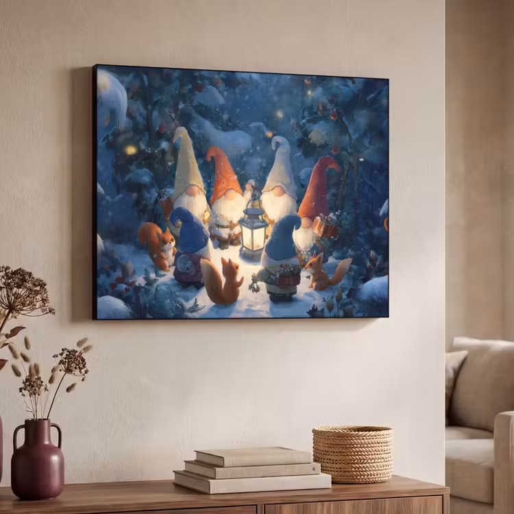 Art Frame - Winter - Gnooms - Eekhoorns - Meerkleurig — 7