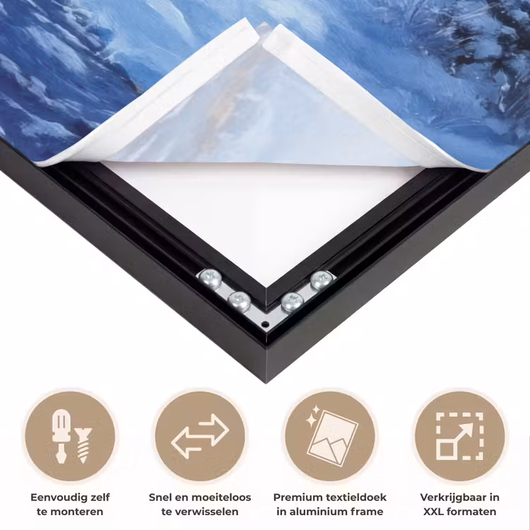 Art Frame - Winteravond - Kerstdorp - Donker — 4