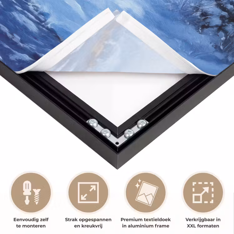 Art Frame - Winteravond - Kerstdorp - Donker — 8