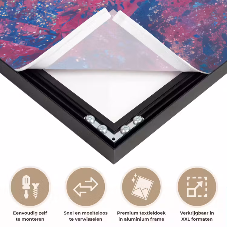 Art Frame - Zingende man - Glitterjas - Microfoon — 4