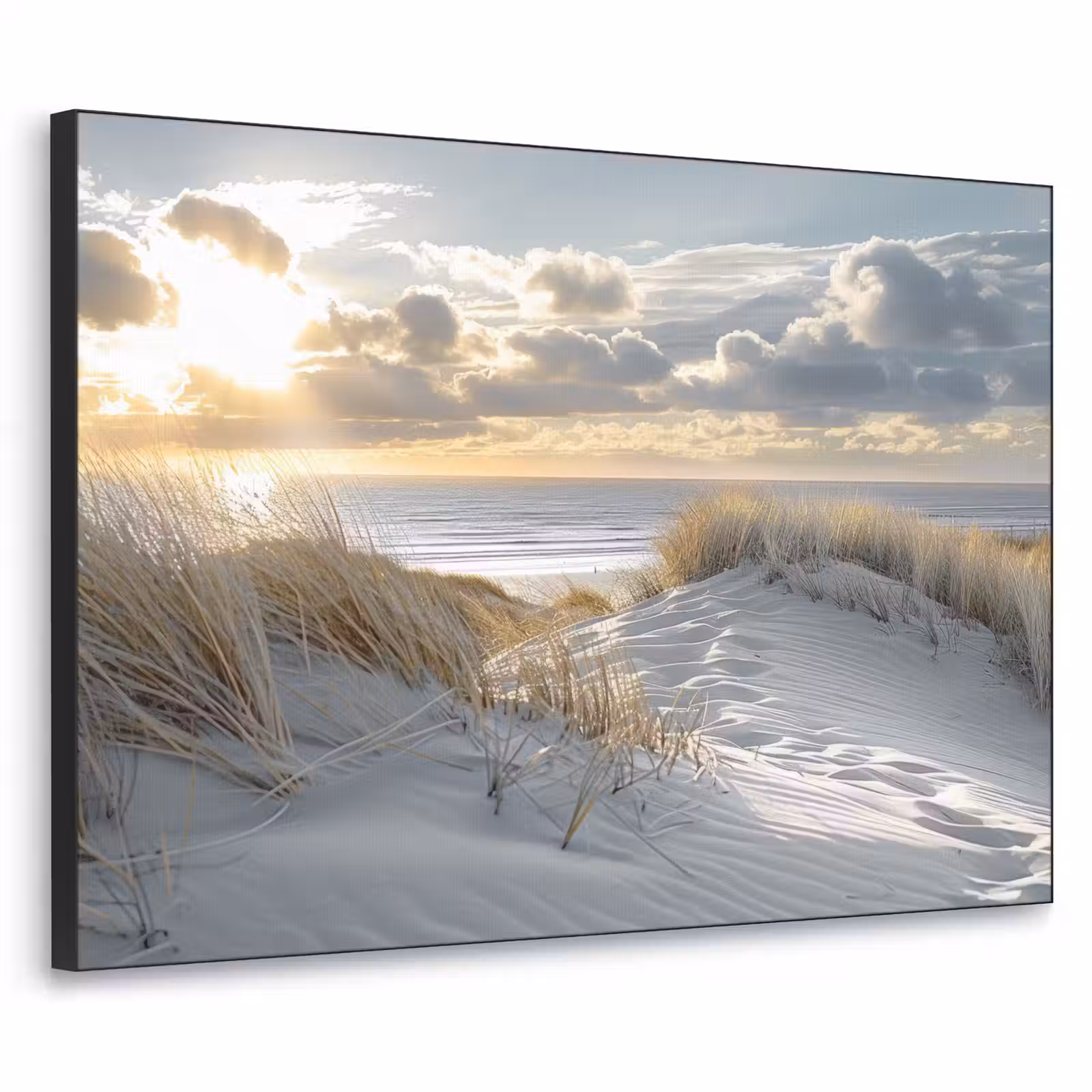 Art Frame - Zonsondergang - Duinen - Planten - Natuur - Strand — 1