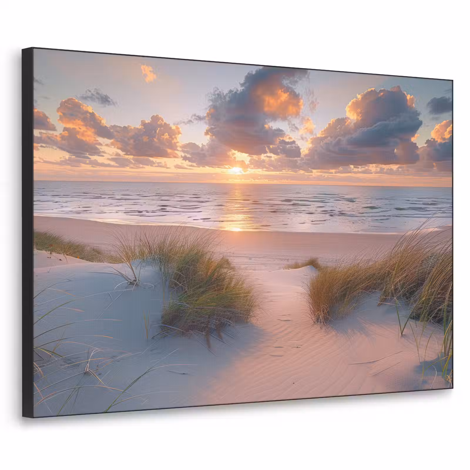 Art Frame - Zonsondergang - Zee - Strand - Duinen - Natuur — 1