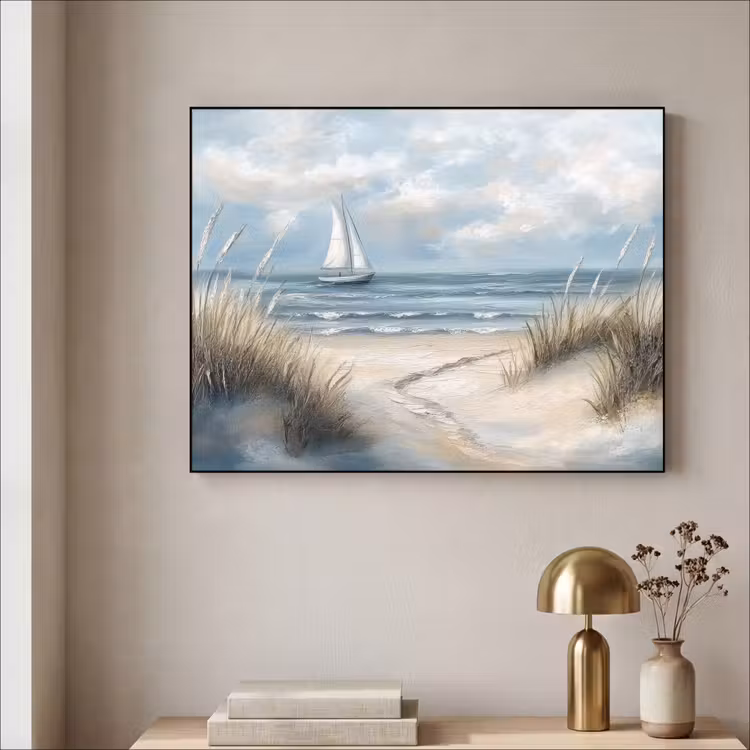 Art Frame - Zee - Zeilboot - Strand - Duinen - Vintage — 5