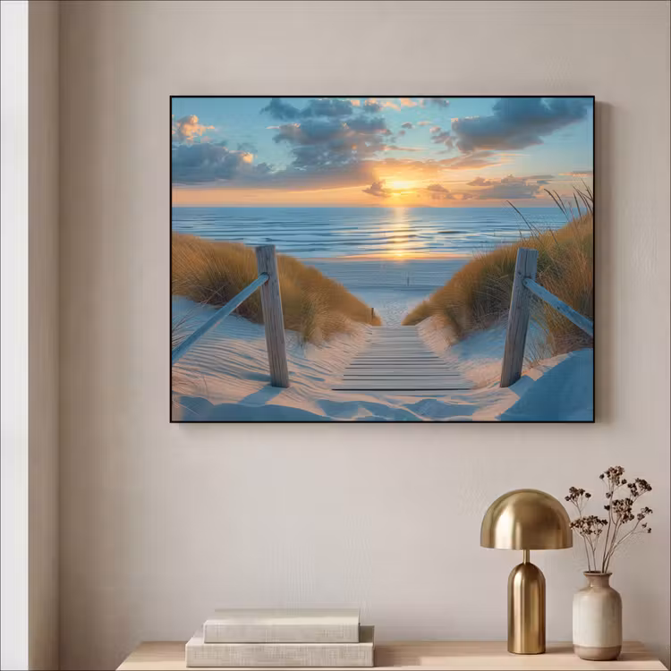 Art Frame - Zonsondergang - Strand - Zomer - Landschap — 5