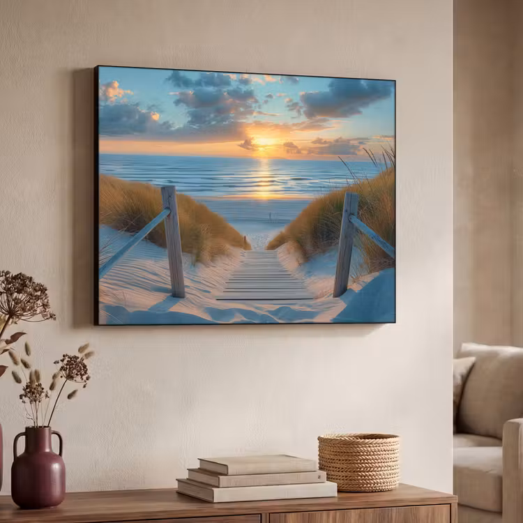 Art Frame - Zonsondergang - Strand - Zomer - Landschap — 7