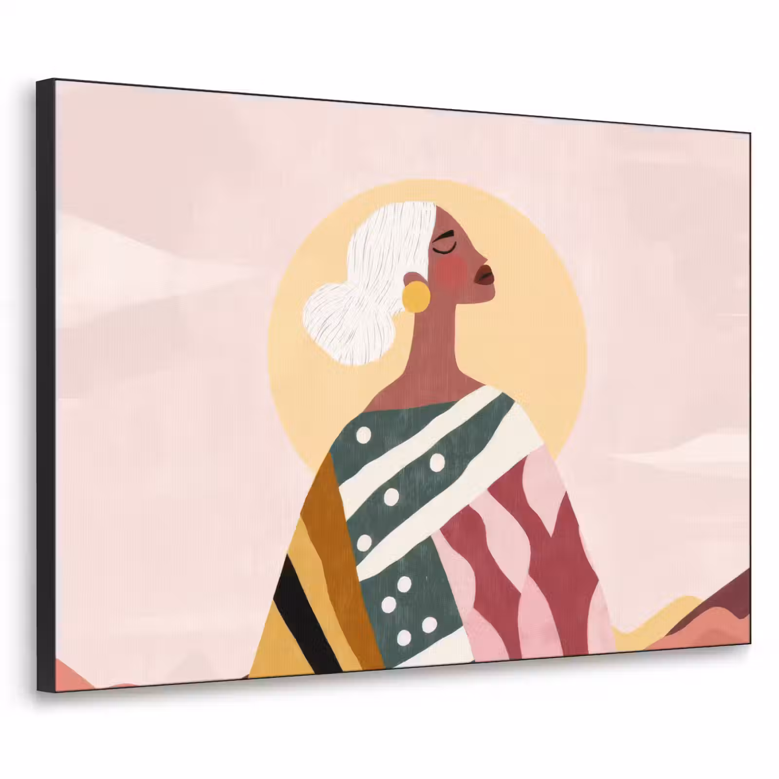 Art Frame - Vrouw - Zon - Kleurrijk — 1