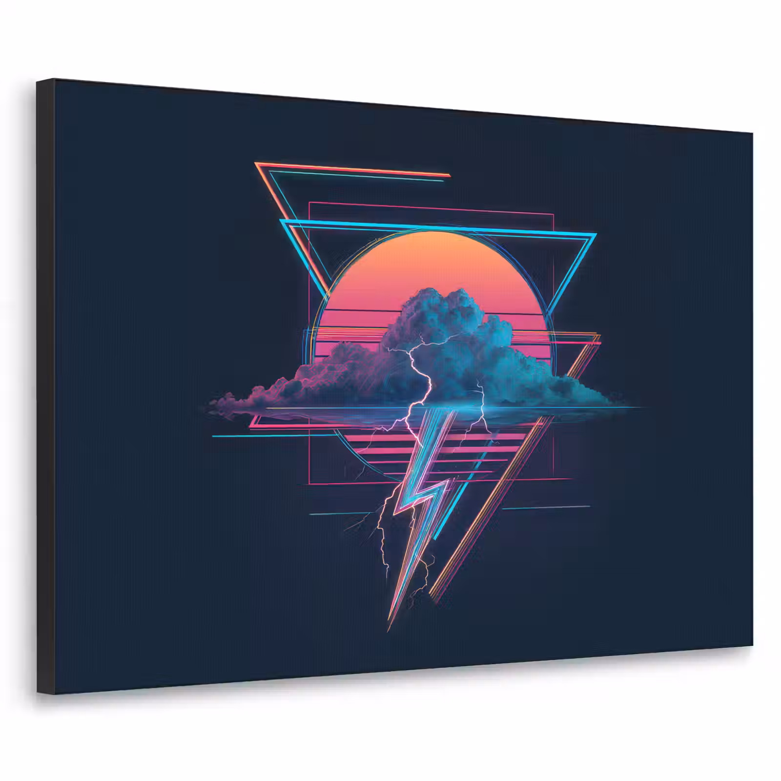 Art Frame - Wolk - Bliksemschicht - Driehoeken - Lijnen — 1