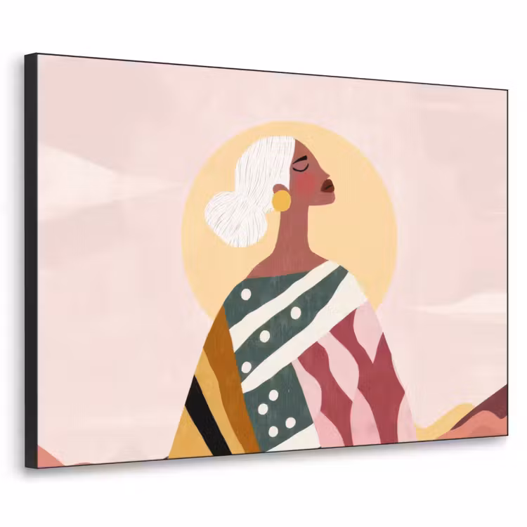 Art Frame - Vrouw - Zon - Kleurrijk — 1