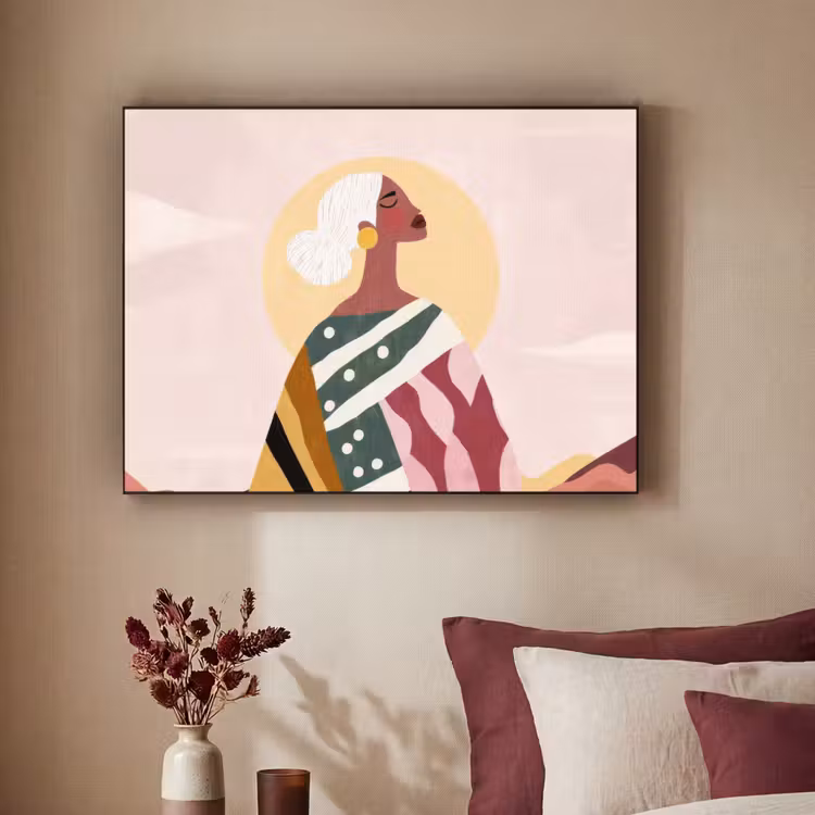 Art Frame - Vrouw - Zon - Kleurrijk — 3