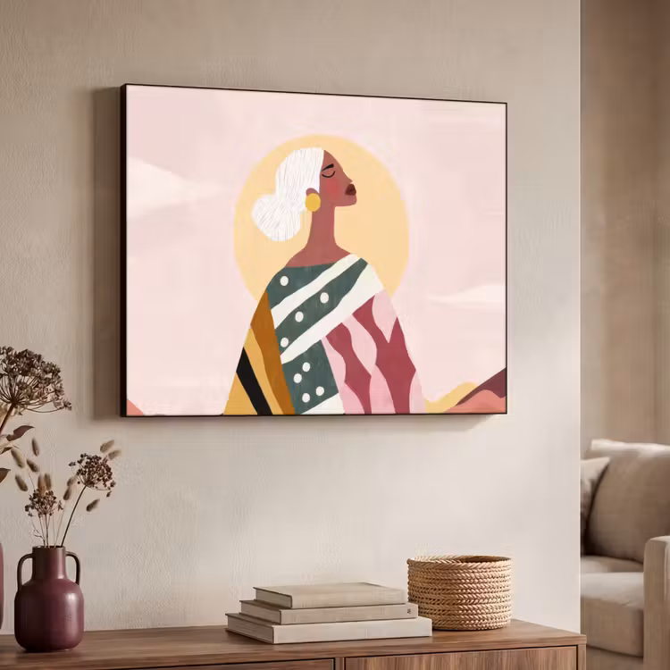 Art Frame - Vrouw - Zon - Kleurrijk — 7