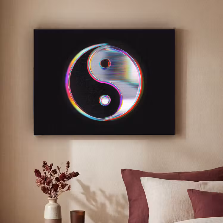 Art Frame - Yin-Yang - Cirkel - Regenboog — 3