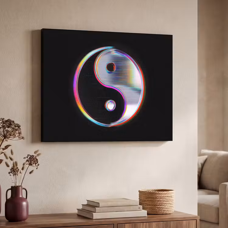 Art Frame - Yin-Yang - Cirkel - Regenboog — 7