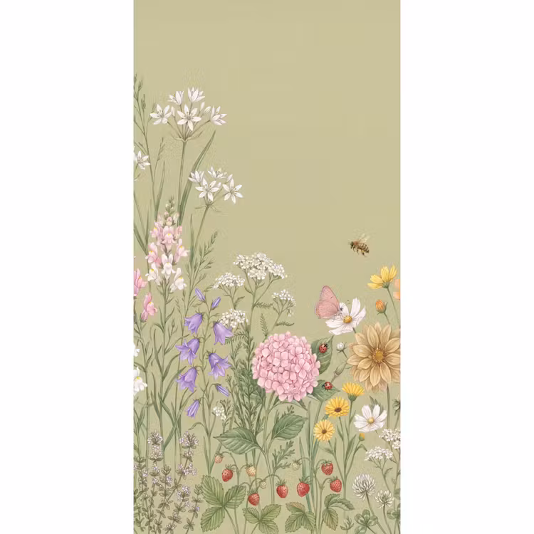 Behang - Botanisch - Bloemen - Kleurrijk — 2