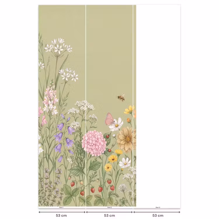 Behang - Botanisch - Bloemen - Kleurrijk — 6