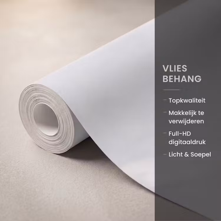 Behang - Illustratie - Landschap - Wit — 3