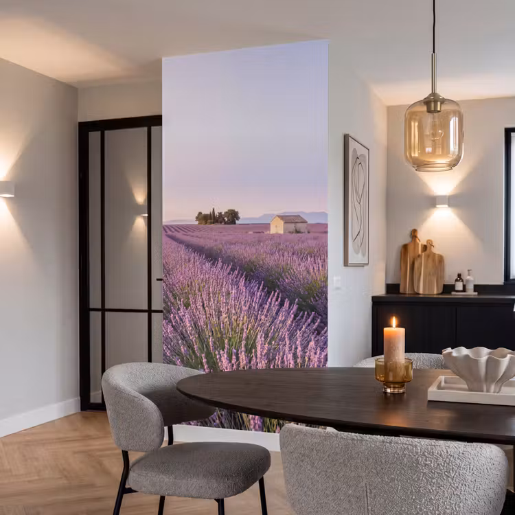 Behang - Lavendel - Landschap - Sereen - Paars — 5