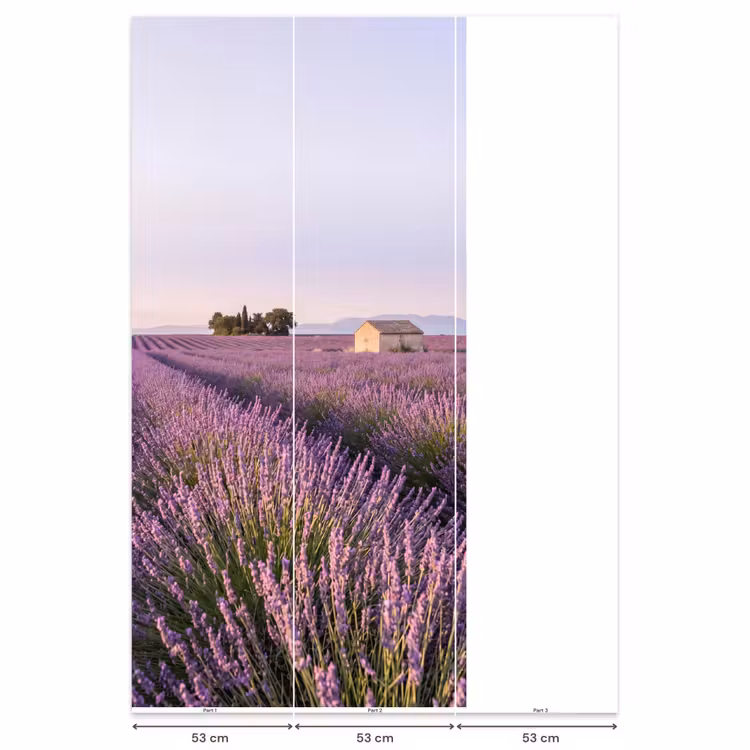 Behang - Lavendel - Landschap - Sereen - Paars — 6