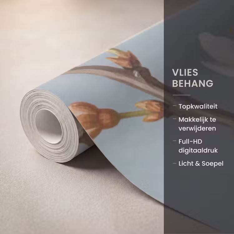 Behang - Botanisch - Stilleven - Blauw — 3