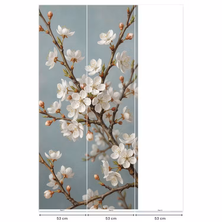 Behang - Botanisch - Stilleven - Blauw — 6