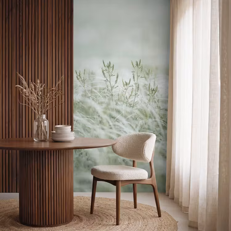 Behang - Grassen - Minimalistisch - Groen — 4