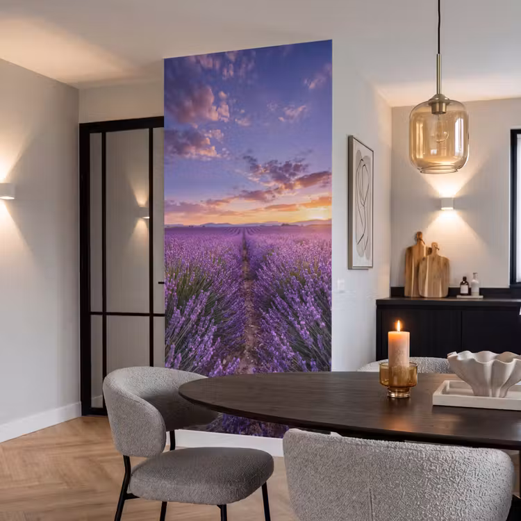Behang - Lavendel - Veld - Natuur - Paars — 5